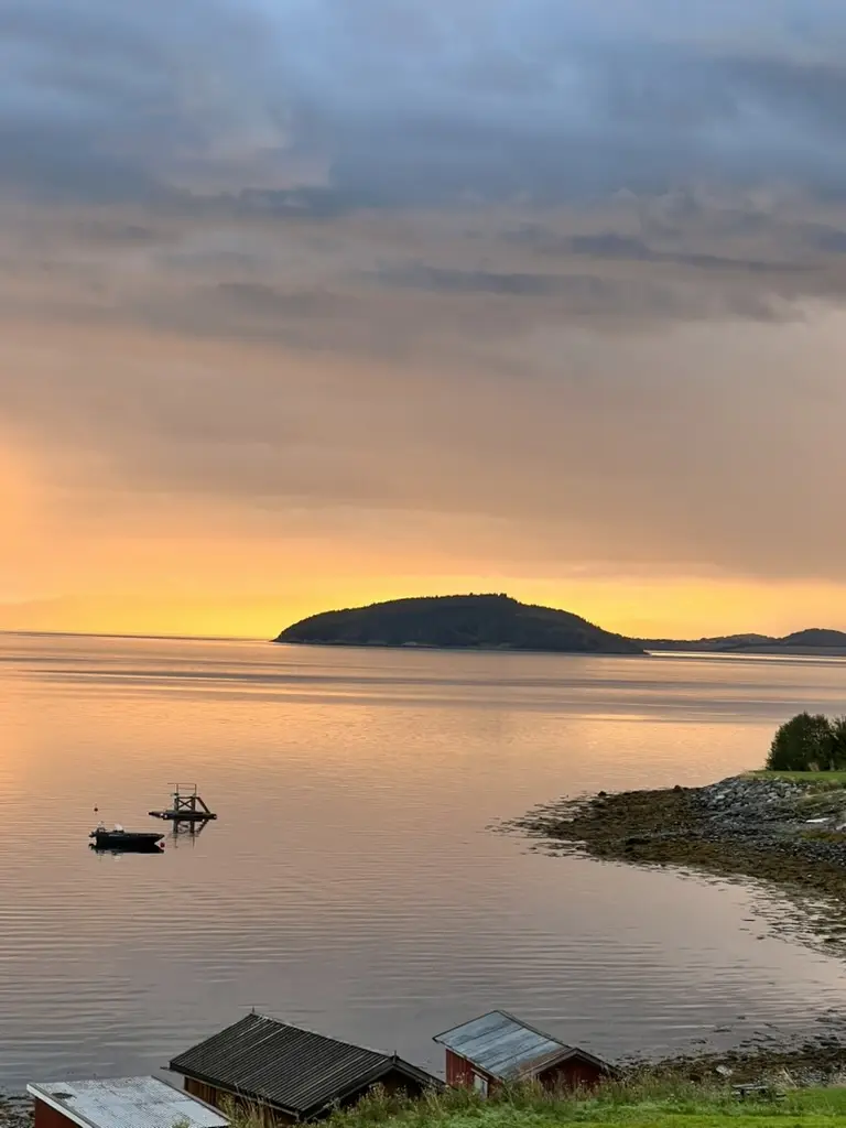 Nordic sunset over sea representing transparent privacy and governance commitments.
